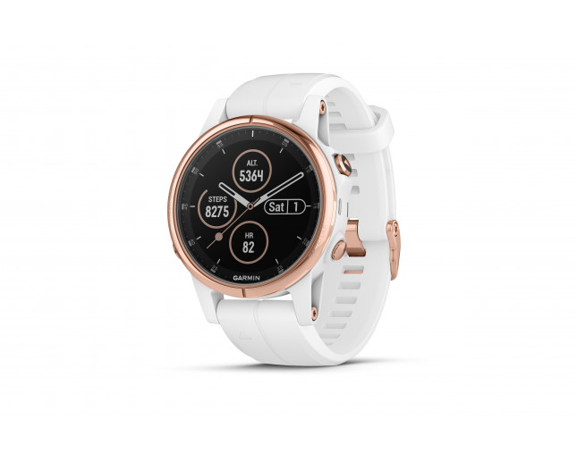 Garmin 5S Plus HR Rosegold blanche avec blanc - 010-01987-07 - Multisports Watches and Outdoor GPS - Ice