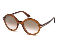 Tom Ford Nicolette 2.0 OrangeTortoise Brown Smoke Mirror