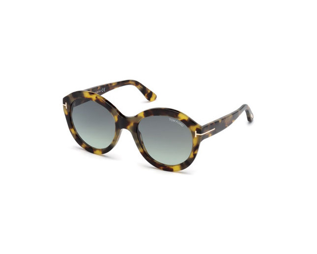 Tom Ford Kelly-02 Yellow Havana Green Smoke