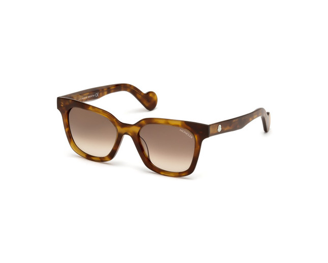 Moncler ML0040 Blonde Havana Smoke Brown