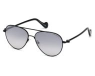 Moncler ML0056 Matte Black Grey Mirror