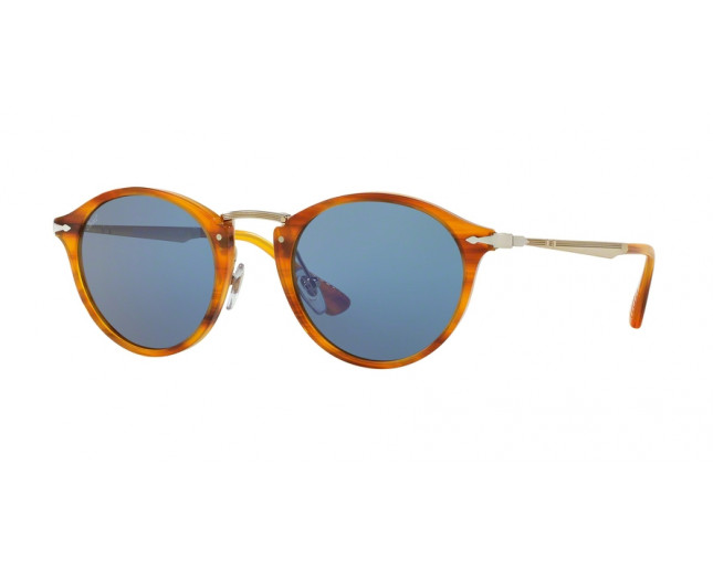 Persol 3166S Calligrapher Edition Striped Brown Light Blue