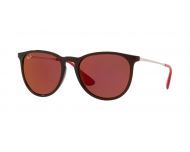 Ray-Ban Erika Brown Drk Violet Mirror Red