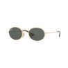 Ray-Ban Oval Metal Shiny Gold Green