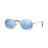 Ray-Ban RB3556N Gold Green-Blue gradient flash