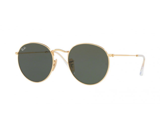 Ray-Ban Round Flat lens Metal Arista 