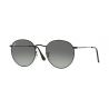 Ray-Ban Round Metal Shiny Gold Crystal Light Blue Flash