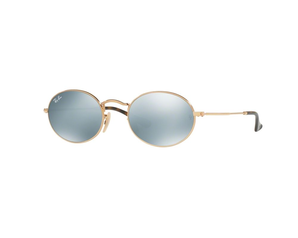 ray ban oval metal