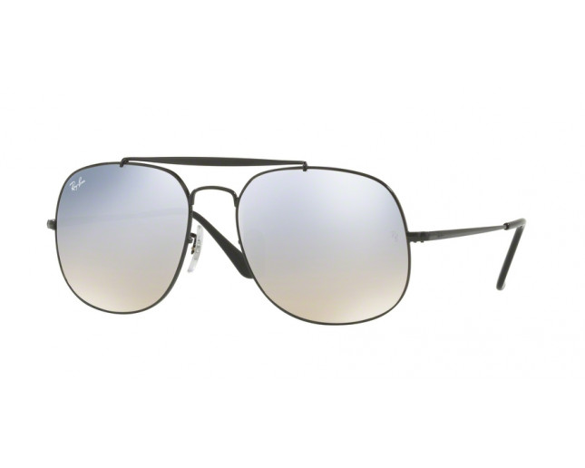 Ray-Ban The General RB3561 Black Gradient Brown Mirror Silver