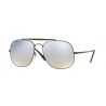 Ray-Ban The General RB3561 Black Gradient Brown Mirror Silver
