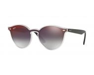 Ray-Ban RB4380N Matte Transparent Grey Gradient Mirror Red