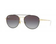 Ray-Ban RB3589 Gold Top On Black Grey Gradient Dark Grey