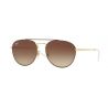 Ray-Ban RB3589 Gold Top On Brown Gradent Brown 