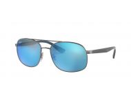 Ray-Ban RB3593 Gunmetal Blue Mirror Blue