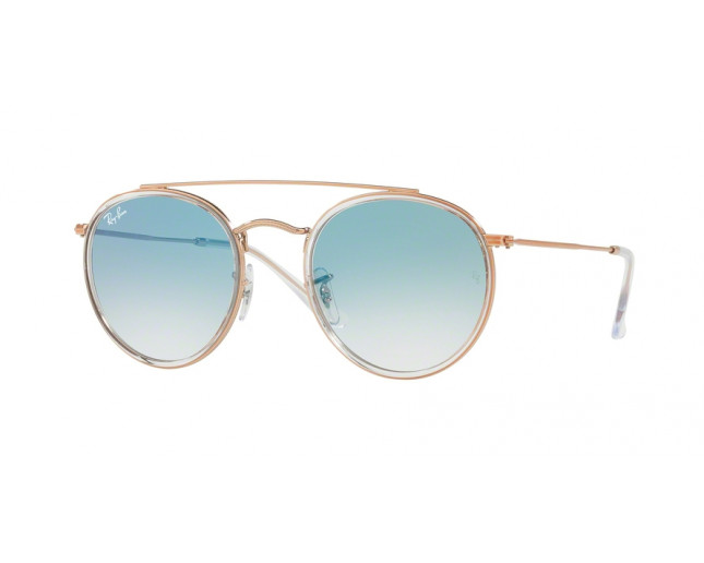 ray ban clear gradient blue