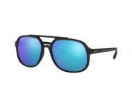 Ray-Ban RB4312CH Matte Black Green Mirror Blue Polar