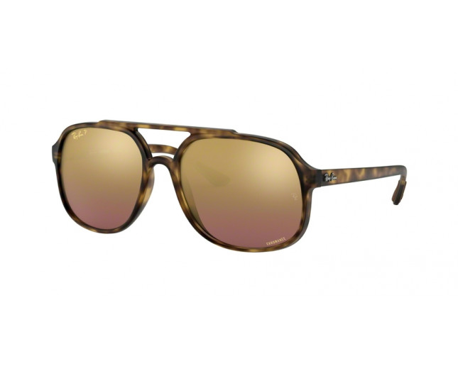 Ray-Ban RB4312CH Matte Havana Gold Gradient Mirror