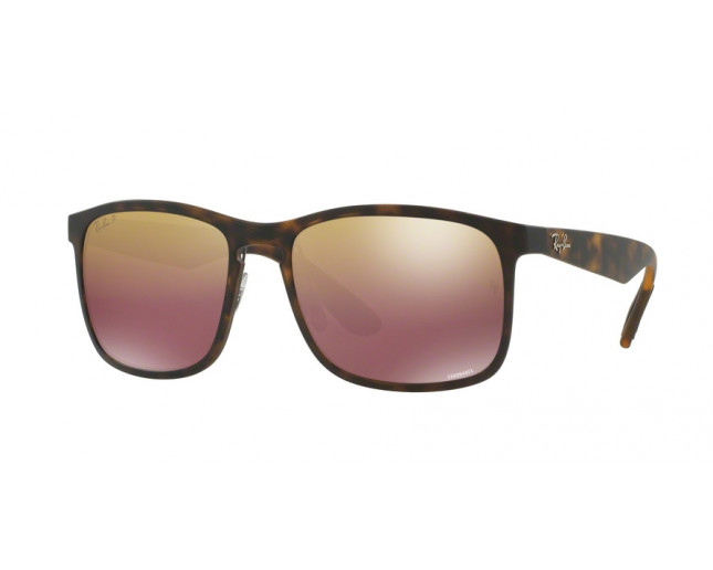 Ray-Ban RB4264 Matte Havana Brown Polar Mirror