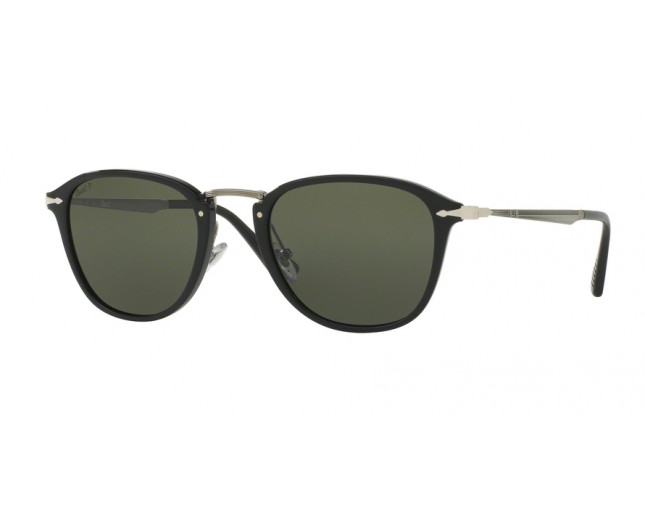 Persol PO3165S Black Crystal Polar Green