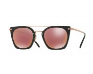 Oliver Peoples Dacette Black Burgundy Gold Mirror