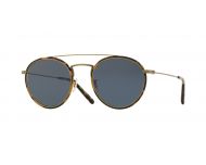 Oliver Peoples Ellice New Antique Gold Blue Lenses