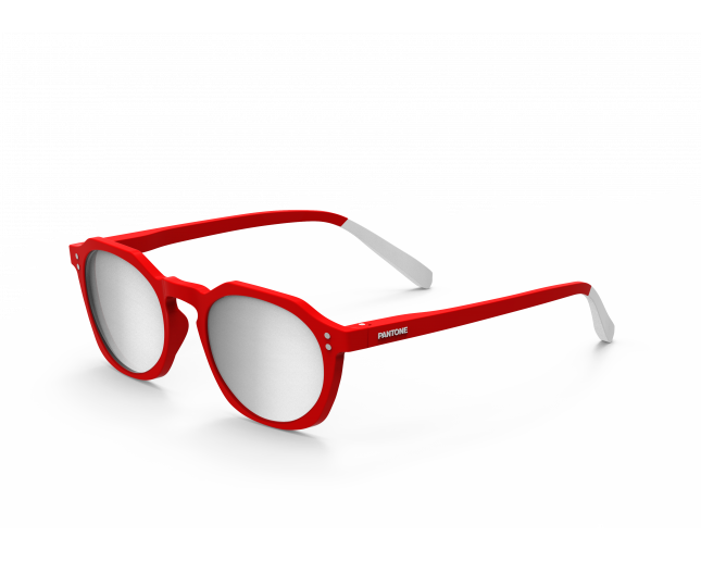 Pantone N°5 Rouge Flash Silver Polarized