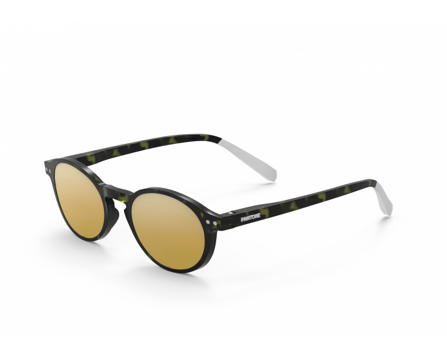 Pantone N°2 Kaki Havana Flash Gold Polarized