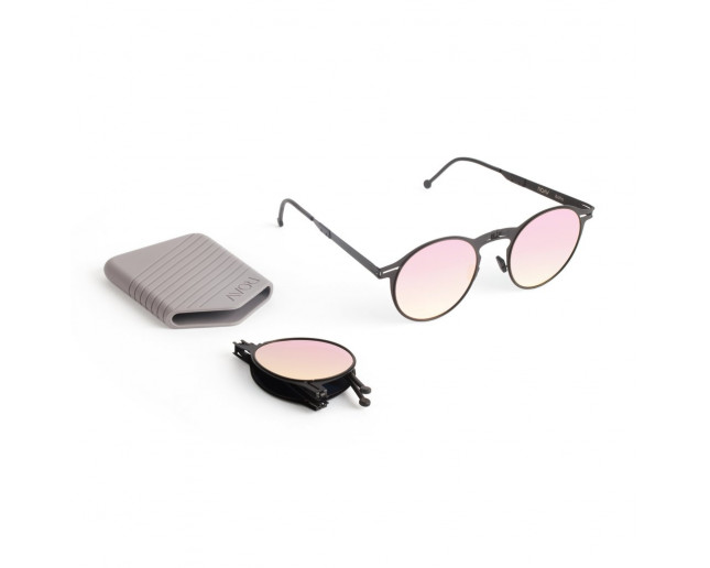 Roav Matte Black Pink Mirror Lenses