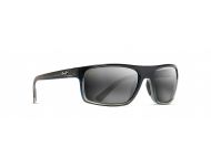 Maui Jim Byron Bay Matte Black Rubber Neutral Grey