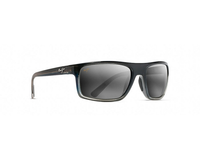 Maui Jim Byron Bay Matte Black Rubber Neutral Grey