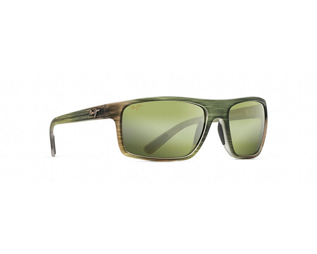 Maui Jim Byron Bay Matte Green Stripped Green Maui HT