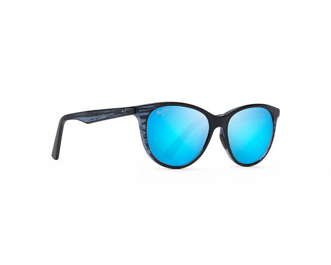 Maui Jim Cathedrals Dark Blue Black Stripped Blue Hawai