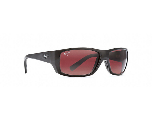 Maui Jim Wassup Noir Brillant Maui Rose R123 02 Lunettes de soleil IceOptic