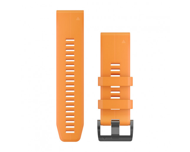 Garmin Bracelet Fénix 5X QuickFit Silicone Spark Orange