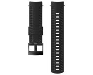 Suunto Bracelet Suunto 9 et Spartan Sport Writ HR Baro Black Steel Silicone Strap 24MM Athletic 1