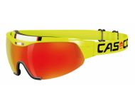 Casco Spirit Carbonic Large Neon Yellow Red Mirror