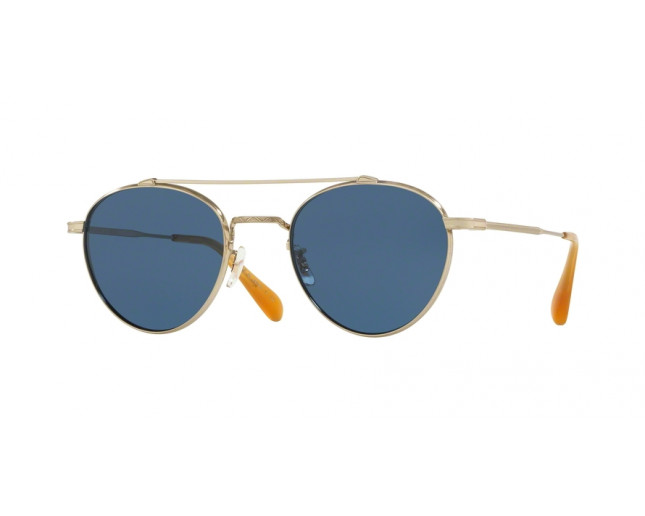 Oliver Peoples Watts Sun Brushed Goild Grey 