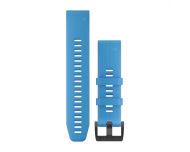 Garmin Bracelet Silicone Bleu Cyan - Quikfit - 22mm