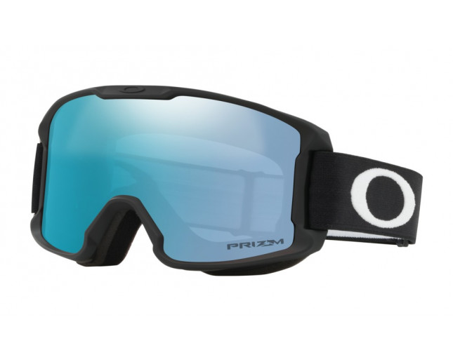 Oakley Line miner Youth Matte Black Prizm snow sapphire iridium OO7095 02 Ski Goggles IceOptic