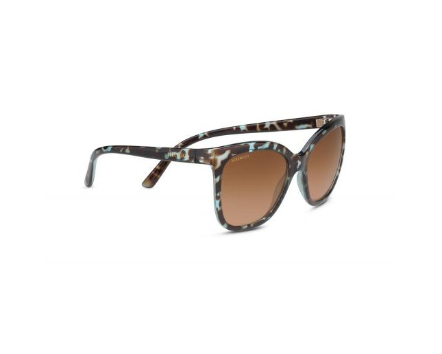 Serengeti Agata Shiny Blue Tortoise polarized Drivers gradient