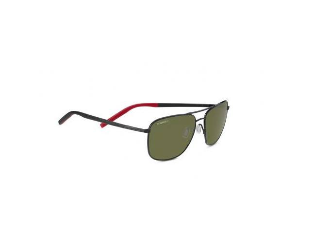 Serengeti Spello Shiny Black / Black / Red polarized 555nm