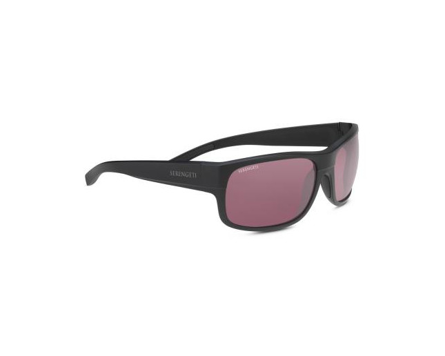 Serengeti Bergamo Matte Black polarized Sedona