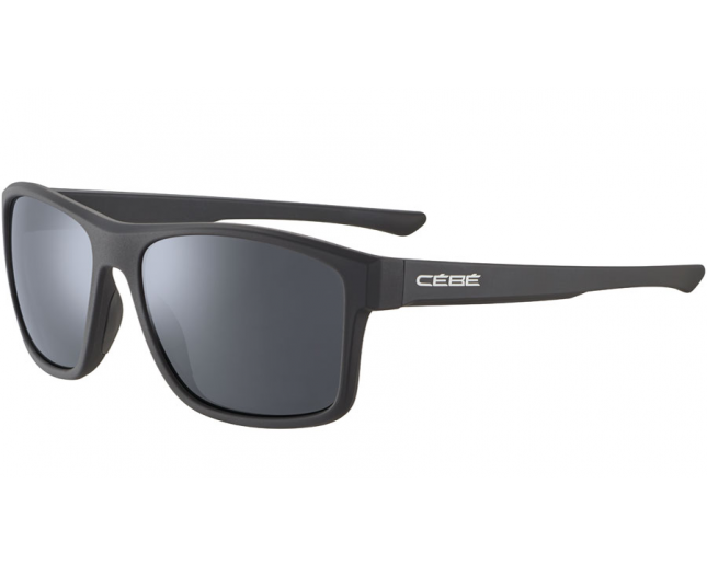 Cébé Baxter Soft Touch Black  Zone Polarized Grey Cat.3 Silver