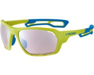 Cébé Upshift Matt Lime Blue  Sensor Vario Rose Cat.1-3 Silver AF