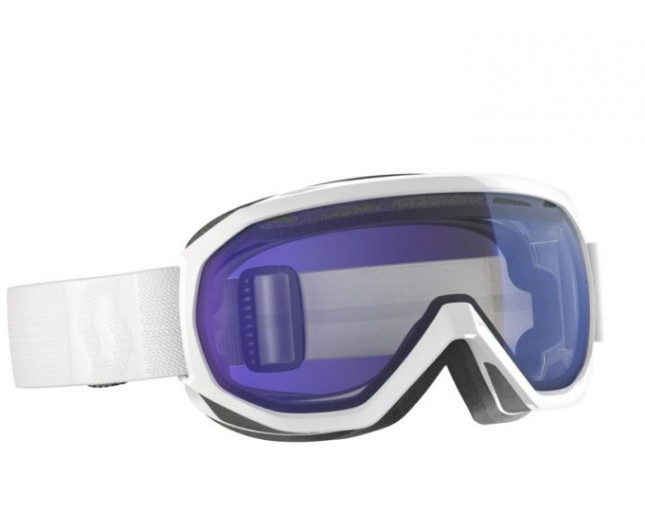 Scott Masque de ski Notice OTG White Illuminator Blue Chrome