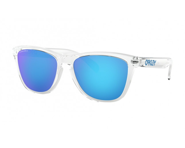 Oakley Frogskins Crystal Clear-Prizm saphire