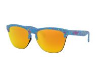 Oakley Frogskins Lite Splatterfade Collection Sky Blue-Fire Iridium