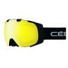 Cébé Origins L Matt Black Block Yellow Flash Mirror Cat.1