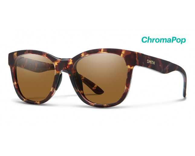 Smith Caper Matte Tortoise ChromaPop Polarized Brown