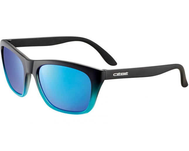 Cébé Cooper Matt Black Gradient Blue 1500 Blue Light Grey Cat.3 Blue